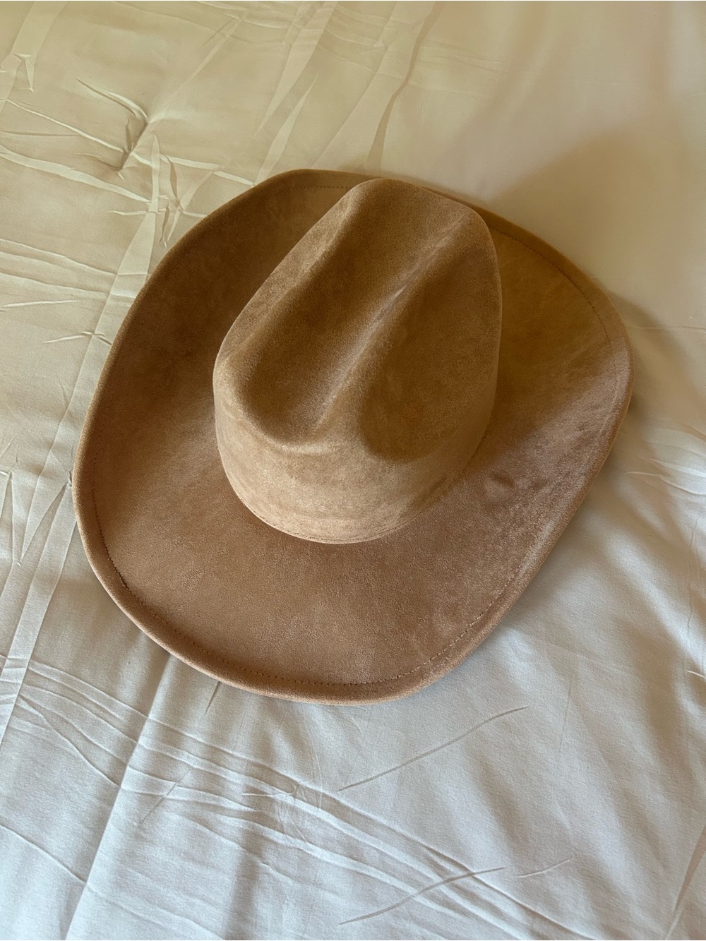 Classic Tan Felt Women’s Cowboy Hat - Women’s Accessories